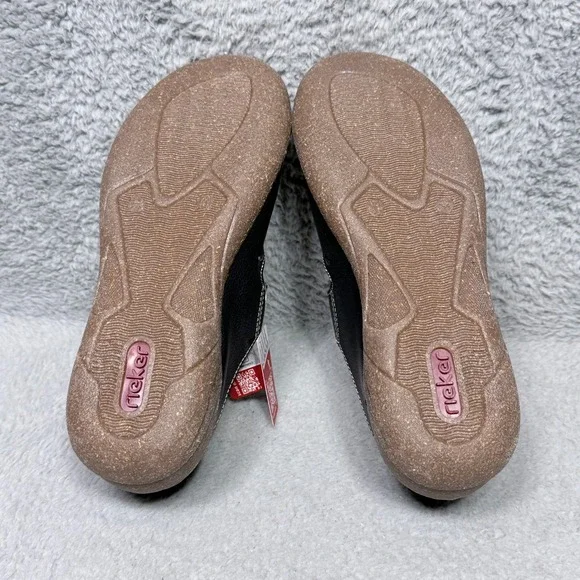 Rieker Antistress Womens Size 9.5 Close Toe Comfort Sandals Shoes Blue Leather - Picture 7 of 10